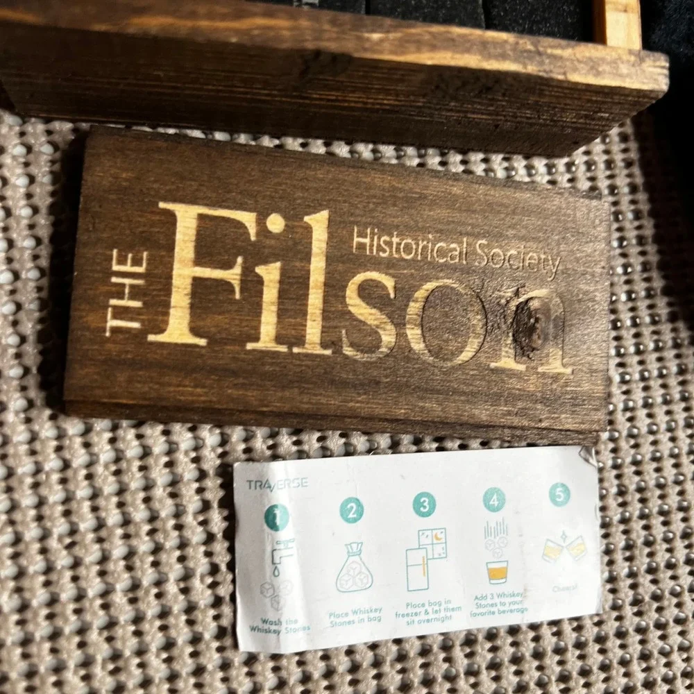 The Filson Historical Society Whiskey Stones Set Wooden Box Kentucky History